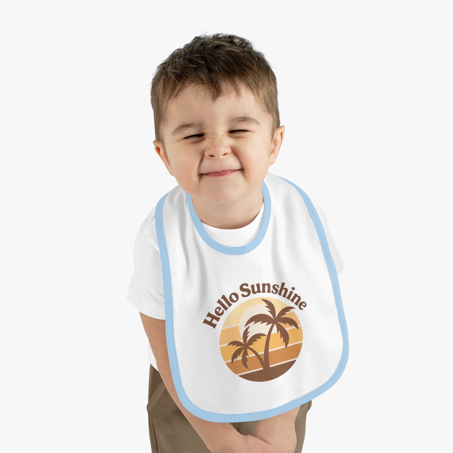 Hello Sunshine Baby Bib – Surf Inspired