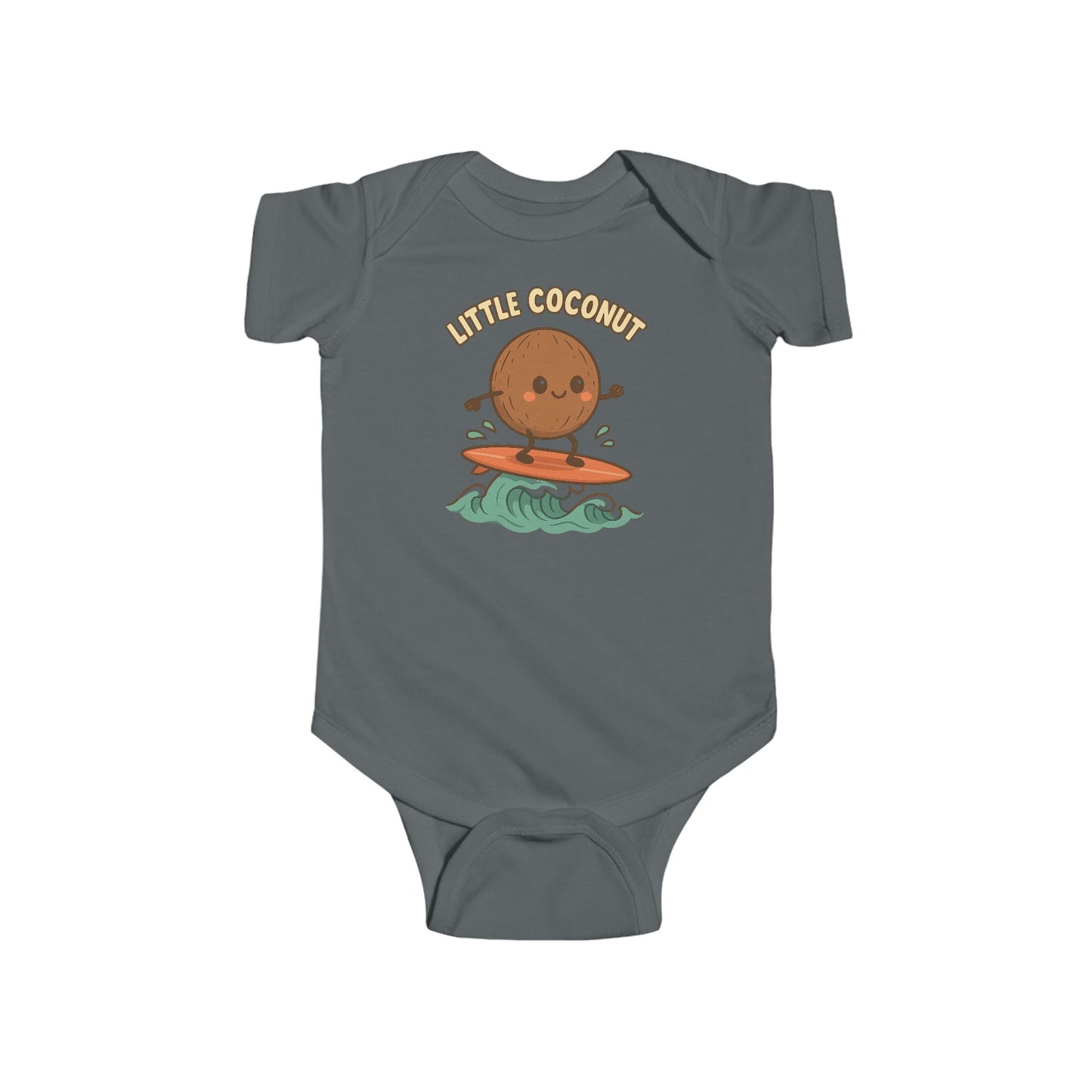 Little Coconut Baby Bodysuit - Joyful Baby Surf Style | Perfect Baby Shower Gift