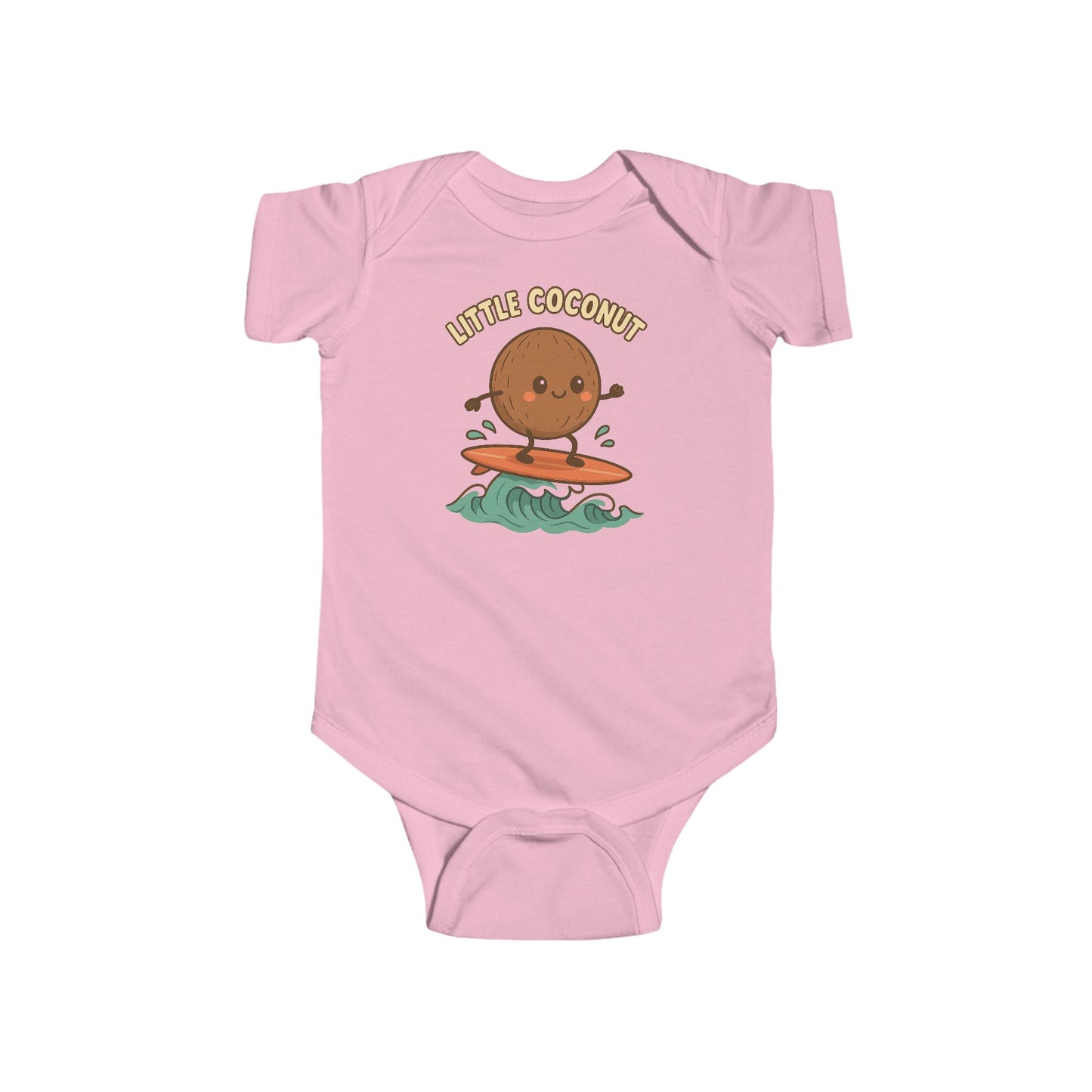Little Coconut Baby Bodysuit - Joyful Baby Surf Style | Perfect Baby Shower Gift
