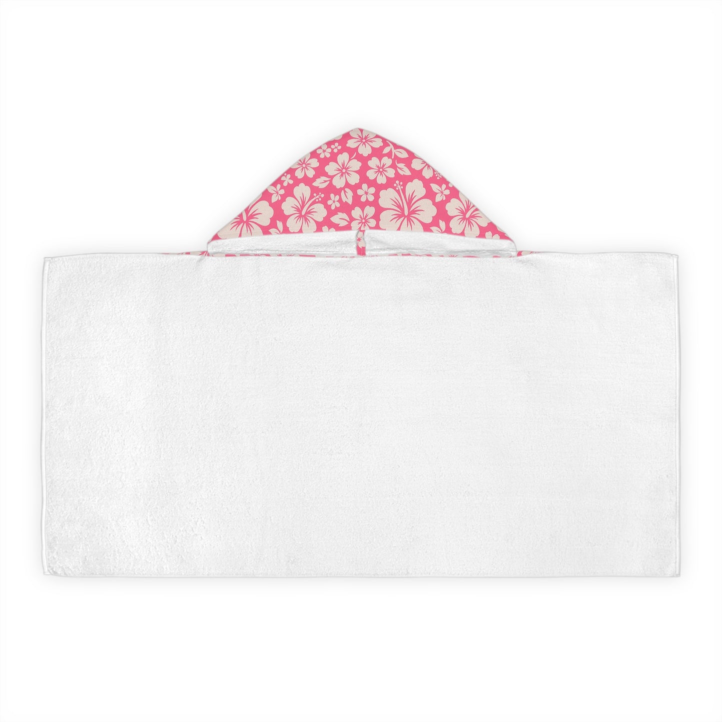 Pink Kids Hooded Beach Towel – Tropical Surf Style
