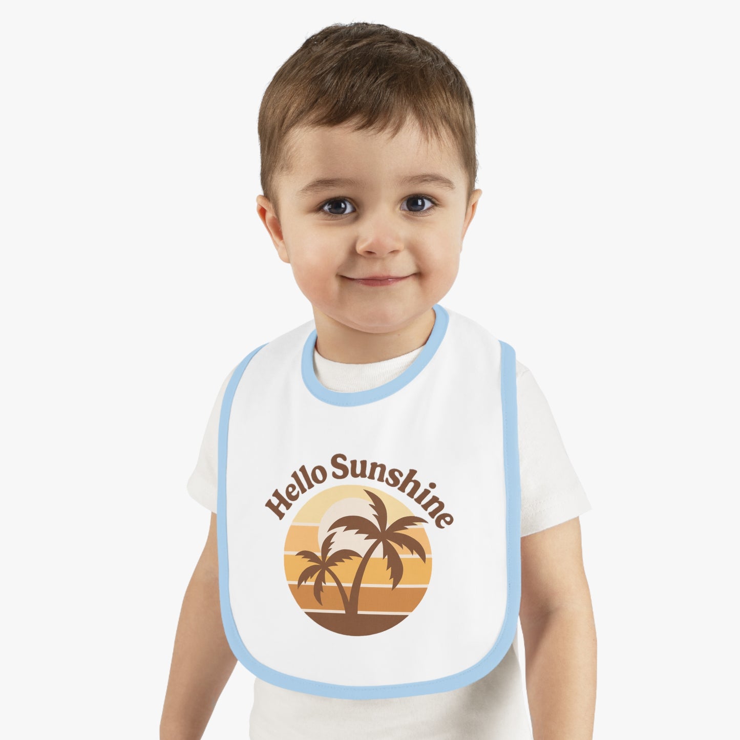 Hello Sunshine Baby Bib – Surf Inspired