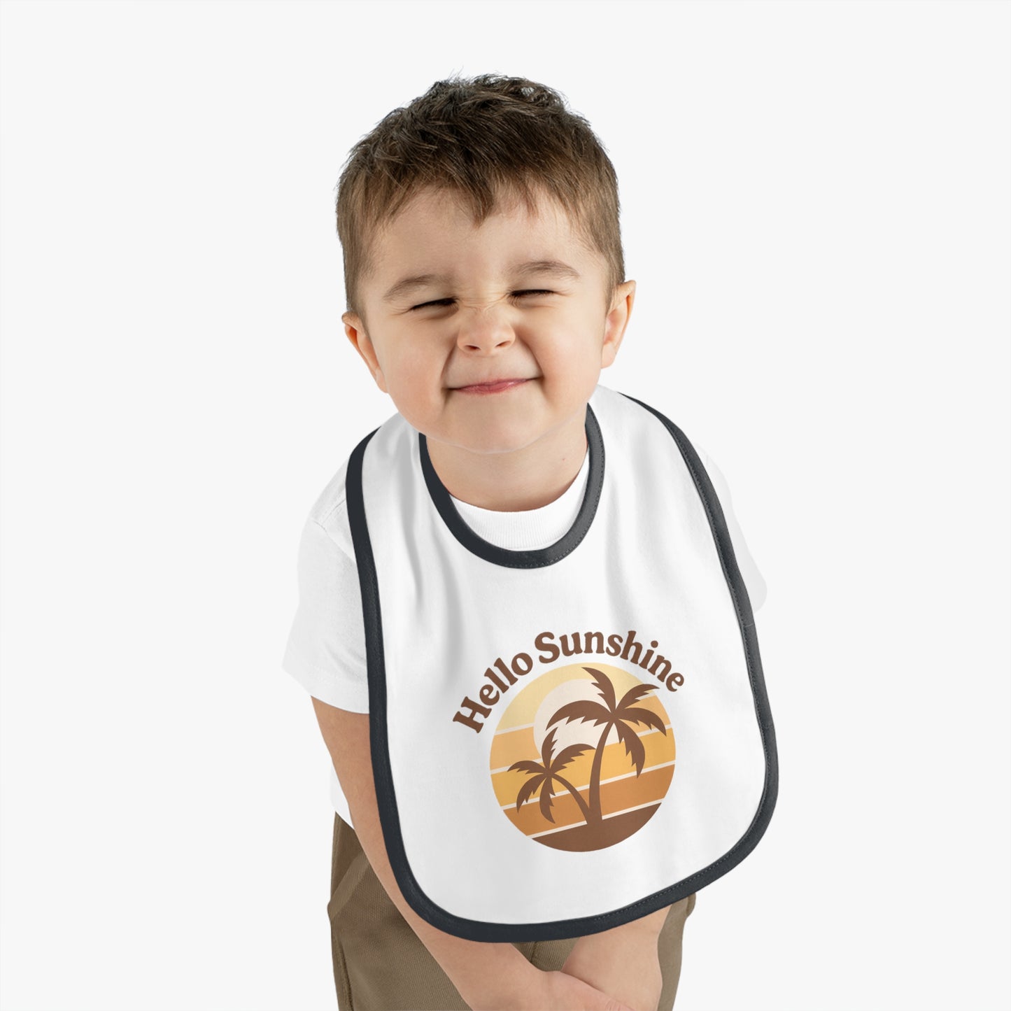 Hello Sunshine Baby Bib – Surf Inspired