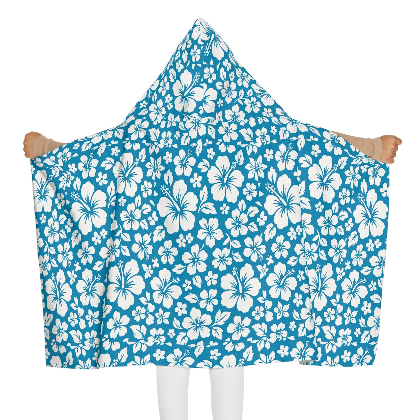 Blue Kids Hooded Beach Towel – Tropical Surf Style