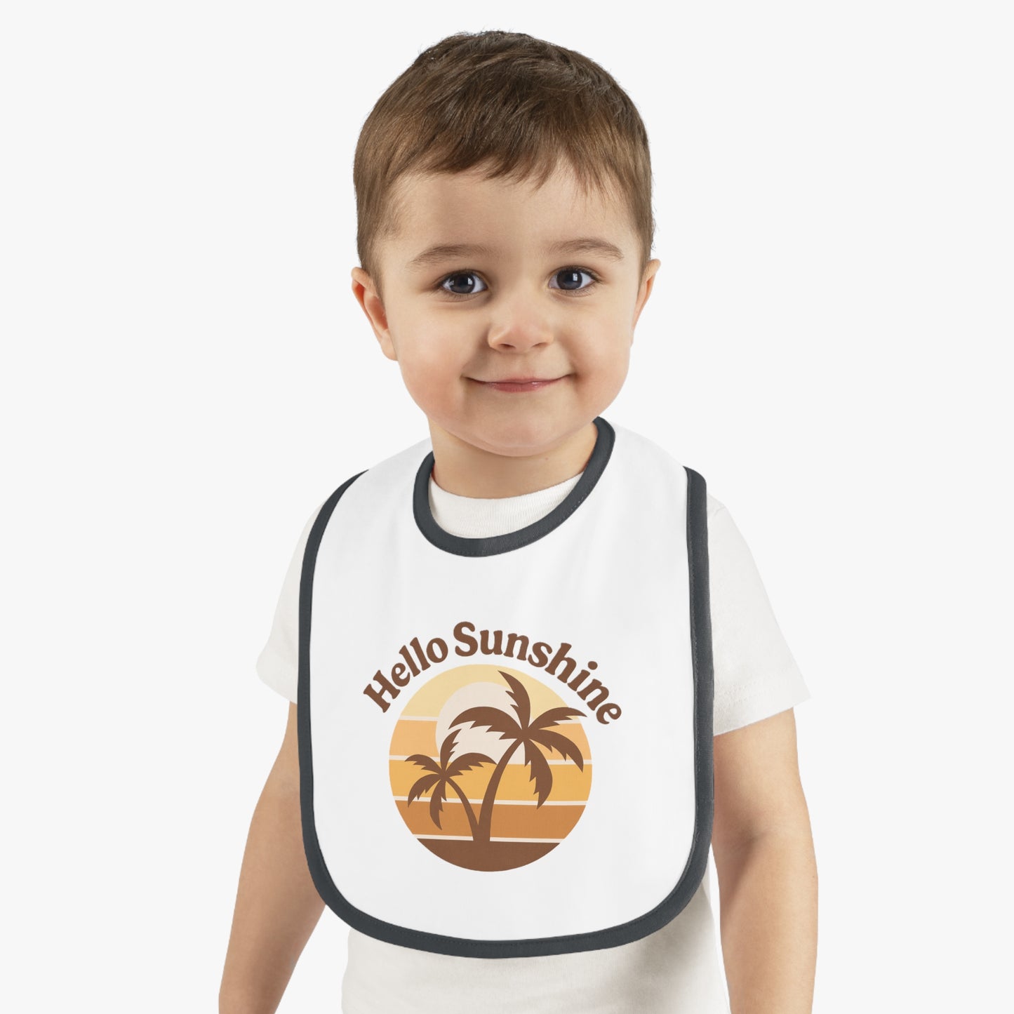 Hello Sunshine Baby Bib – Surf Inspired