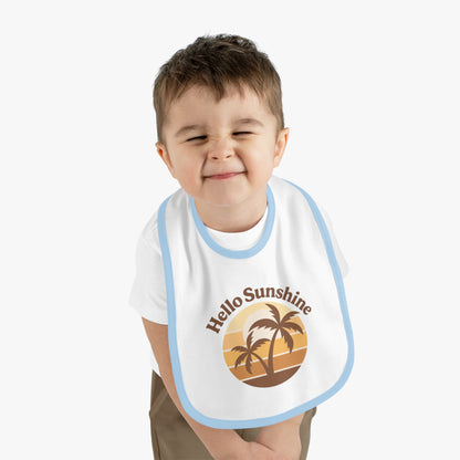Hello Sunshine Baby Bib – Surf Inspired