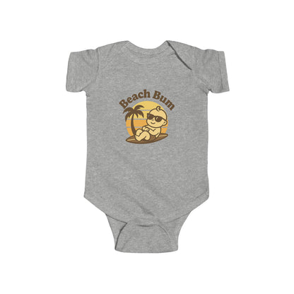 Beach Bum Baby Bodysuit – Cute Summer Infant Onesie for Boys & Girls | Fun Beach Outfit & Baby Shower Gift