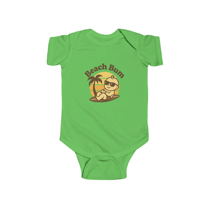 Beach Bum Baby Bodysuit – Cute Summer Infant Onesie for Boys & Girls | Fun Beach Outfit & Baby Shower Gift