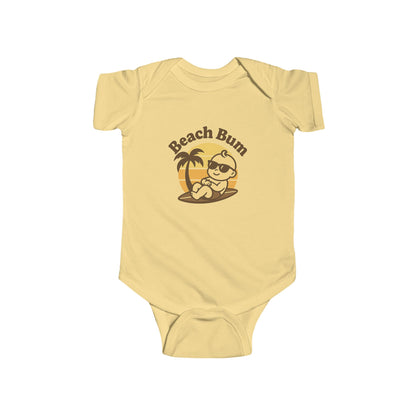 Beach Bum Baby Bodysuit – Cute Summer Infant Onesie for Boys & Girls | Fun Beach Outfit & Baby Shower Gift