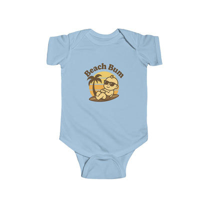 Beach Bum Baby Bodysuit – Cute Summer Infant Onesie for Boys & Girls | Fun Beach Outfit & Baby Shower Gift