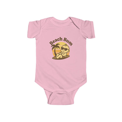 Beach Bum Baby Bodysuit – Cute Summer Infant Onesie for Boys & Girls | Fun Beach Outfit & Baby Shower Gift