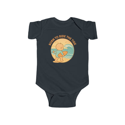 Baby Bodysuit - Born to Ride the Tide