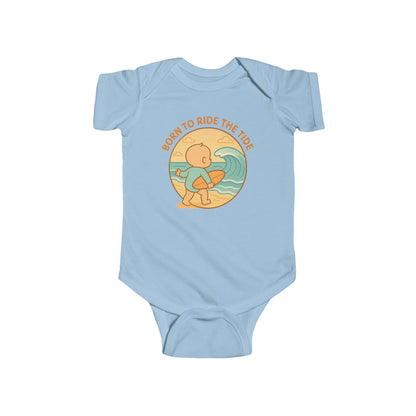 Baby Bodysuit - Born to Ride the Tide