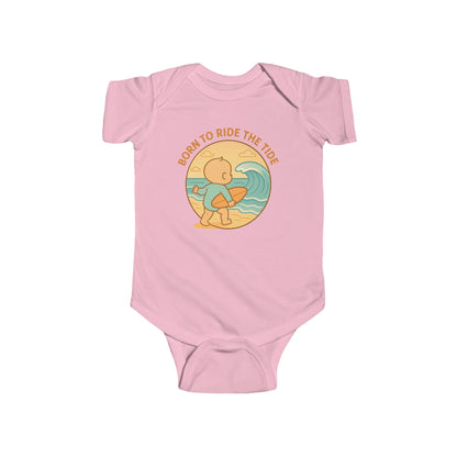 Baby Bodysuit - Born to Ride the Tide