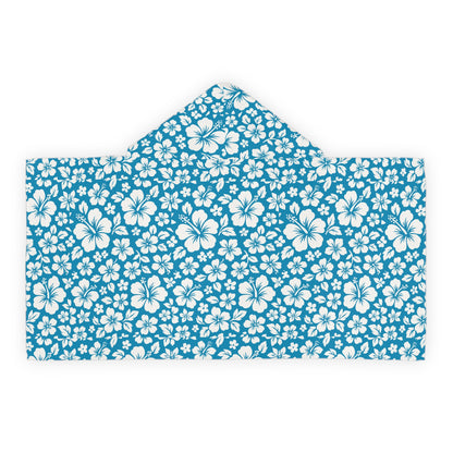 Blue Kids Hooded Beach Towel – Tropical Surf Style