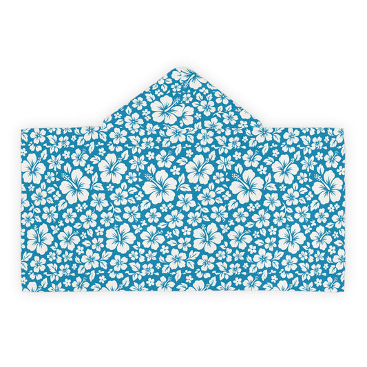 Blue Kids Hooded Beach Towel – Tropical Surf Style