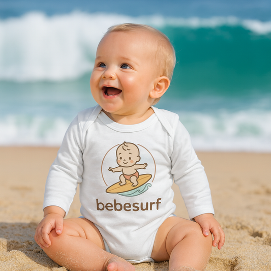 Bebe Surf Long Sleeve Bodysuit - Perfect gift for your little coconuts